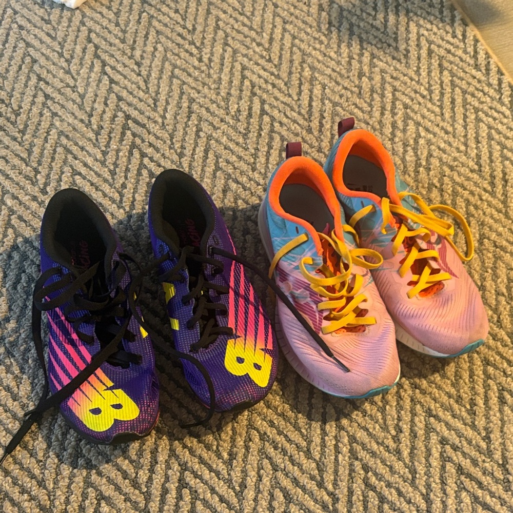 Racing Flats Road and Cross Country. New balance XC7 and Saucony Fastwitch 9